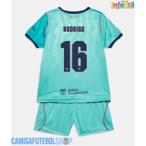 Camisa de time de futebol Barcelona Rodri Hernandez #16 Replicas 3º Equipamento Infantil 2026-27 Manga Curta (+ Calças curtas)